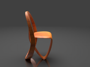 The Cocoon chair inspired by nature 3D Model