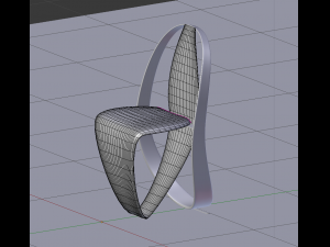 The Cocoon chair inspired by nature 3D Model