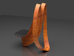 The Heart Chair Design and Comfort Model 3D