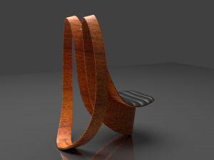 The Heart Chair Design and Comfort Model 3D