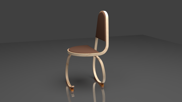 The Arabesque Chair wooden curves Modèle 3D .c4d .max .obj .3ds .fbx .stl .blend 