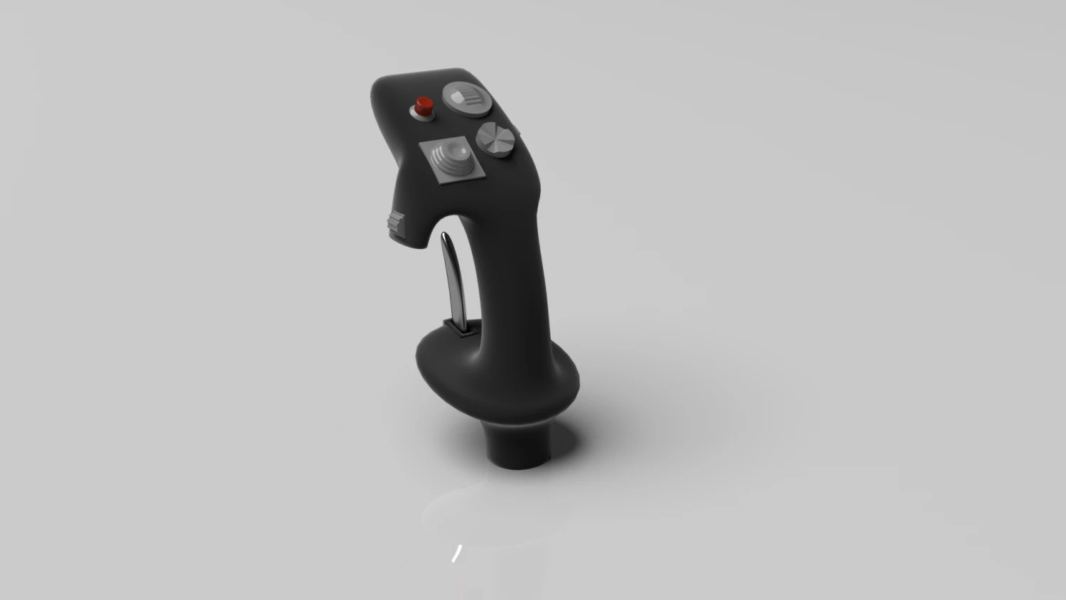 Stick for fighter jet 3D Model .c4d .max .obj .3ds .fbx .stl .blend 