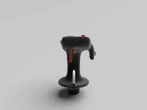 Stick for fighter jet Model 3D