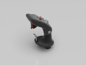 Stick for fighter jet Model 3D