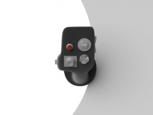 Stick for fighter jet Model 3D