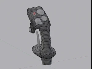 Stick for fighter jet 3D Model