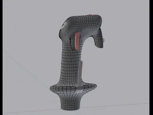 Stick for fighter jet 3D Model