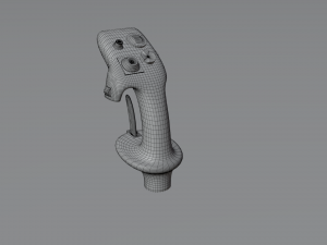 Stick for fighter jet Model 3D