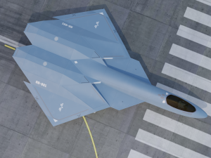 Arrow sixth generation stealth fighter jet 3D 모델