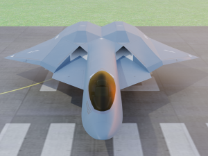 Arrow sixth generation stealth fighter jet 3D 모델