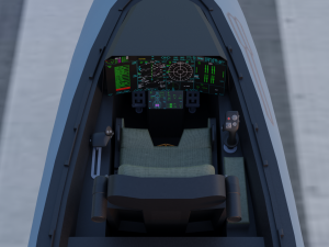 Arrow sixth generation stealth fighter jet 3D 모델