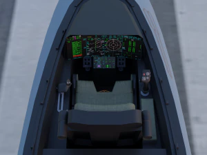 Arrow sixth generation stealth fighter jet 3D Model