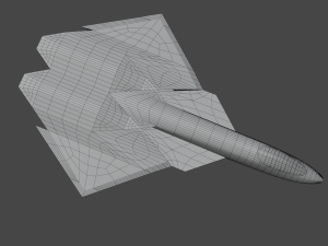 Arrow sixth generation stealth fighter jet 3D 모델