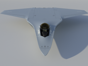 DAGGER Light sixth generation stealth fighter jet Modelo 3D