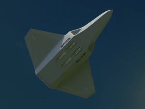 DAGGER Light sixth generation stealth fighter jet 3D Model