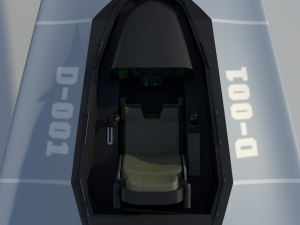 DAGGER Light sixth generation stealth fighter jet Modelo 3D