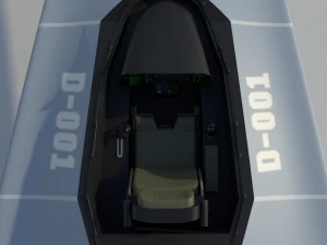 DAGGER Light sixth generation stealth fighter jet 3D Model