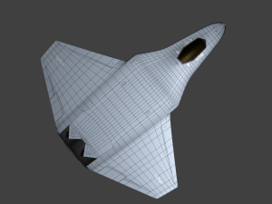 DAGGER Light sixth generation stealth fighter jet Modelo 3D