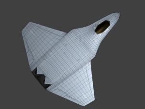 DAGGER Light sixth generation stealth fighter jet 3D Model