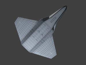 DAGGER Light sixth generation stealth fighter jet Modelo 3D