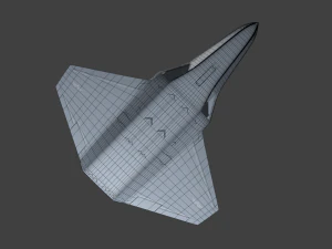 DAGGER Light sixth generation stealth fighter jet 3D Model