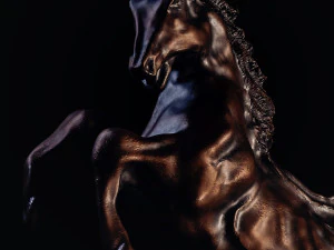 घोड़े की मूर्ति 3D मॉडल