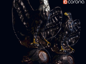eagle statue 3D Model