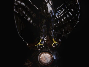 老鹰雕像 3D 模型