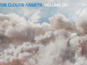 VDB クラウド ボリューム 1 3Dモデル