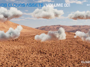 vdb clouds volume 1 3D Model