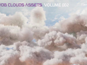 VDB クラウド ボリューム 2 3Dモデル