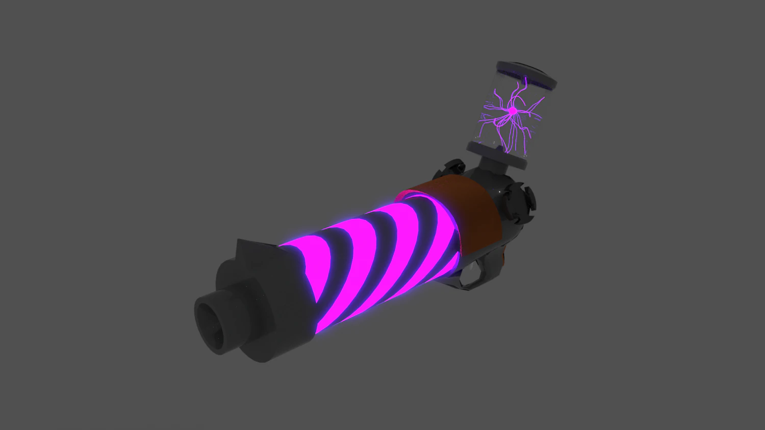 pistola al plasma v1 Modello 3D .c4d .max .obj .3ds .fbx .stl .blend 