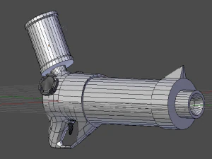 pistola al plasma v1 Modello 3D