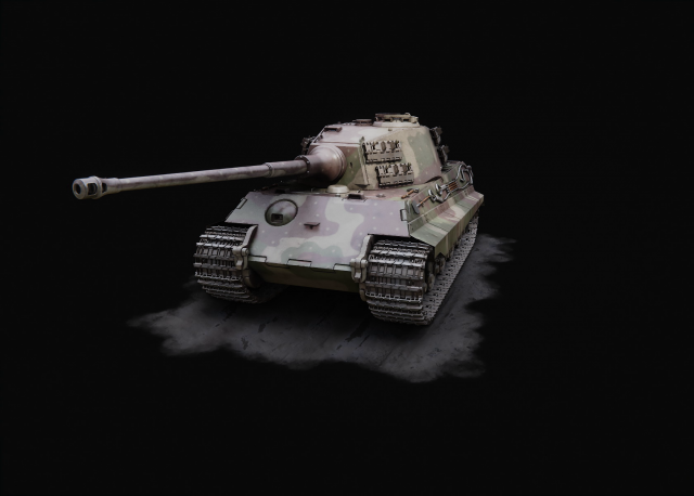 Panzer VI - Tiger II - German Heavy Tank 3D Модель in Танк 3DExport