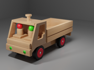wood truck 3D Модель