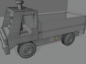 wood truck 3D Модель