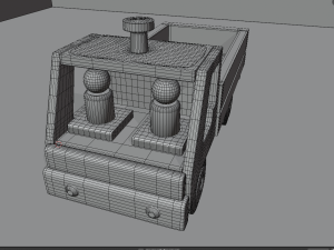 wood truck 3D Модель