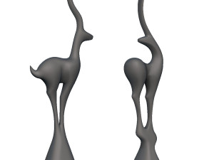 deer standing deco 3D Print Model