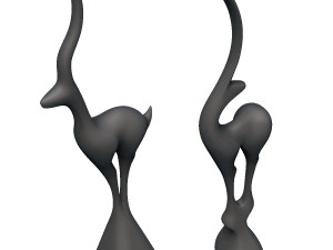 deer standing deco 3D Print Model