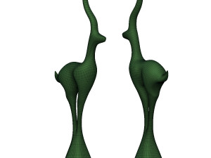 deer standing deco 3D Print Model