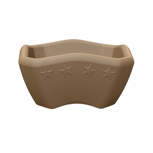 bonsai pot unglazed primitive square Model Cetak 3D .c4d .max .obj .3ds .fbx .stl .blend 