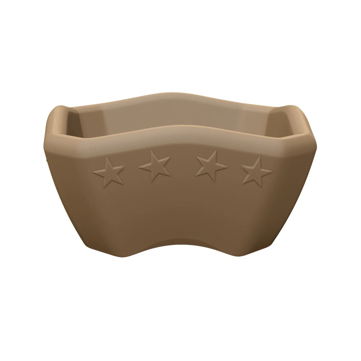 bonsai pot unglazed primitive square 3D Print Model .c4d .max .obj .3ds .fbx .stl .blend 