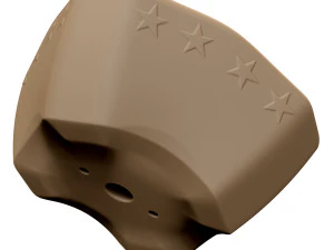 bonsai pot unglazed primitive square 3D Print Model