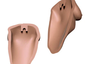 Dekoracja ścienna kobiecego tułowia Model do druku 3D