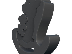 bear family puzzle Modelo de Impressão 3D
