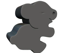 bear family puzzle 3D Print Model