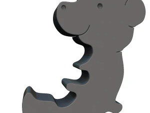 bear family puzzle 3D Print Model