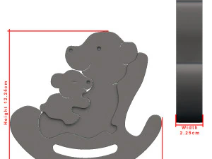 bear family puzzle 3D Print Model