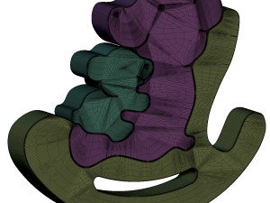 bear family puzzle Modelo de Impressão 3D