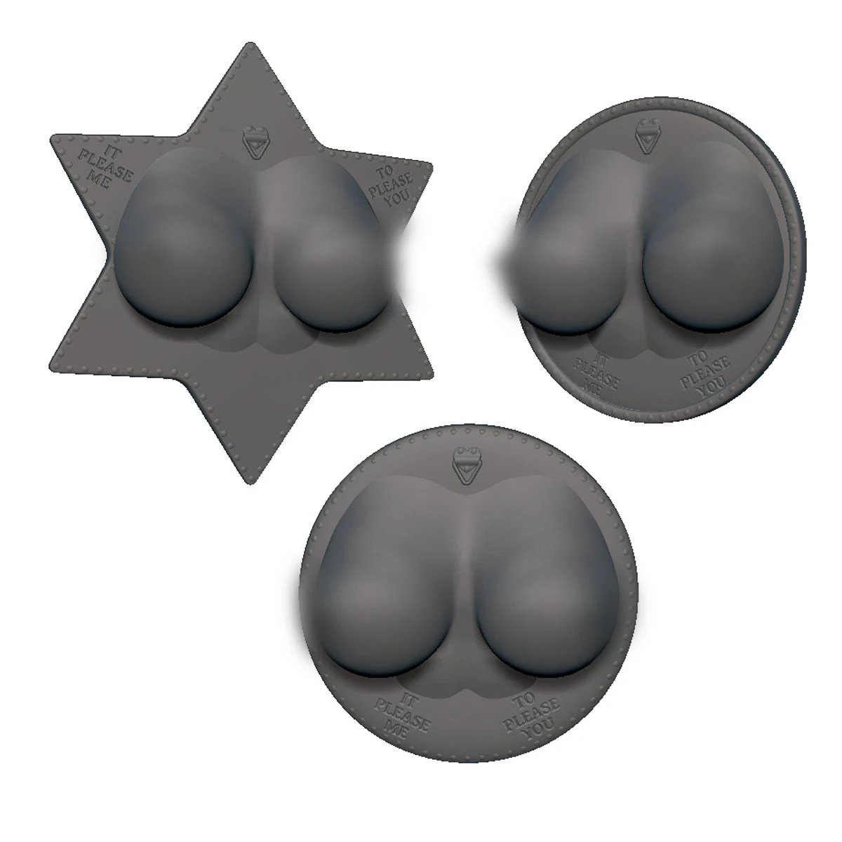 boobs pierced fridge magnets 3D Print Model .c4d .max .obj .3ds .fbx .stl .blend 